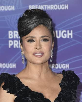 Salma Hayek at arrivals for 12th Breakthrough Prize Ceremony, Barker Hangar, Santa Monica, CA, April 18, 2026. Photo By: Elizabeth Goodenough Everett Collection 12th Breakthrough Prize Ceremony PUBLICATIONXNOTxINxCANxCHNxFRAxITAxJPNxNORxPOLxRUSxESPxUKxUSA