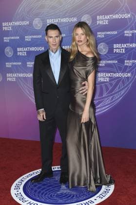 Adam Levine, Behati Prinsloo at arrivals for 12th Breakthrough Prize Ceremony, Barker Hangar, Santa Monica, CA, April 18, 2026. Photo By: Elizabeth Goodenough Everett Collection 12th Breakthrough Prize Ceremony PUBLICATIONXNOTxINxCANxCHNxFRAxITAxJPNxNORxPOLxRUSxESPxUKxUSA