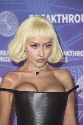 Christina Aguilera at arrivals for 12th Breakthrough Prize Ceremony, Barker Hangar, Santa Monica, CA, April 18, 2026. Photo By: Elizabeth Goodenough Everett Collection 12th Breakthrough Prize Ceremony PUBLICATIONXNOTxINxCANxCHNxFRAxITAxJPNxNORxPOLxRUSxESPxUKxUSA