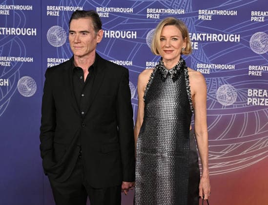 2026 Breakthrough Prize Ceremony Billy Crudup and Naomi Watts arriving to the 12th Breakthrough Prize Ceremony held at Barker Hangar on April 18, 2026 in Santa Monica, CA. Santa Monica Barker Hangar California USA Copyright: xStarbuck xAFF-USA.COMx