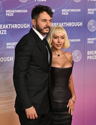 2026 Breakthrough Prize Ceremony Matthew Rutler and Christina Aguilera arriving to the 12th Breakthrough Prize Ceremony held at Barker Hangar on April 18, 2026 in Santa Monica, CA. Santa Monica Barker Hangar California USA Copyright: xStarbuck xAFF-USA.COMx