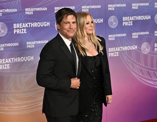 2026 Breakthrough Prize Ceremony Rob Lowe and Sheryl Berkoff arriving to the 12th Breakthrough Prize Ceremony held at Barker Hangar on April 18, 2026 in Santa Monica, CA. Santa Monica Barker Hangar California USA Copyright: xStarbuck xAFF-USA.COMx