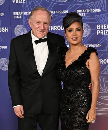 2026 Breakthrough Prize Ceremony Francois-Henri Pinault and Salma Hayek arriving to the 12th Breakthrough Prize Ceremony held at Barker Hangar on April 18, 2026 in Santa Monica, CA. Santa Monica Barker Hangar California USA Copyright: xStarbuck xAFF-USA.COMx