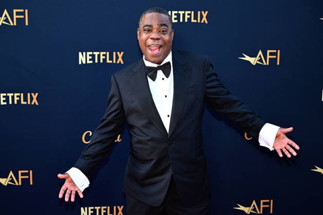 Tracy Morgan attends the 51st American Film Institute (AFI) Life Achievement Award ceremony at The Dolby Theatre in the Hollywood section of Los Angeles on Saturday, April 18, 2026. Hollywood legends gathered Saturday at the gala tribute to Eddie Murphy in celebration of his five-decade career.  LAP2026041832 JOHNxMCCOY