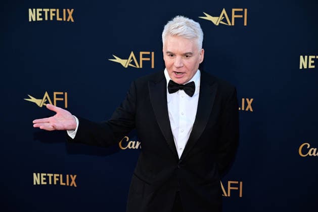 Mike Meyers attends the 51st American Film Institute (AFI) Life Achievement Award ceremony at The Dolby Theatre in the Hollywood section of Los Angeles on Saturday, April 18, 2026. Hollywood legends gathered Saturday at the gala tribute to Eddie Murphy in celebration of his five-decade career.  LAP2026041844 JOHNxMCCOY