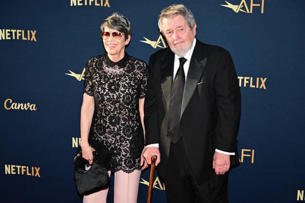 Hildy Gottlieb and Walter Hill attend the 51st American Film Institute (AFI) Life Achievement Award ceremony at The Dolby Theatre in the Hollywood section of Los Angeles on Saturday, April 18, 2026. Hollywood legends gathered Saturday at the gala tribute to Eddie Murphy in celebration of his five-decade career.  LAP2026041808 JOHNxMCCOY