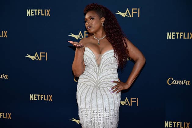 Jennifer Hudson attends the 51st American Film Institute (AFI) Life Achievement Award ceremony at The Dolby Theatre in the Hollywood section of Los Angeles on Saturday, April 18, 2026. Hollywood legends gathered Saturday at the gala tribute to Eddie Murphy in celebration of his five-decade career.  LAP2026041816 JOHNxMCCOY