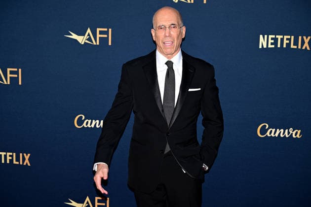 Jeffrey Katzenberg attends the 51st American Film Institute (AFI) Life Achievement Award ceremony at The Dolby Theatre in the Hollywood section of Los Angeles on Saturday, April 18, 2026. Hollywood legends gathered Saturday at the gala tribute to Eddie Murphy in celebration of his five-decade career.  LAP2026041827 JOHNxMCCOY
