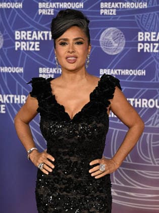 2026 Breakthrough Prize Ceremony Salma Hayek arriving to the 12th Breakthrough Prize Ceremony held at Barker Hangar on April 18, 2026 in Santa Monica, CA. Santa Monica Barker Hangar California USA Copyright: xStarbuck xAFF-USA.COMx