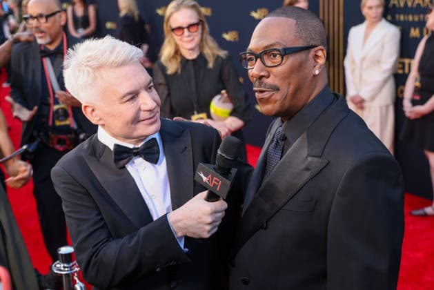 April 18, 2026, Hollywood, California, USA: American and Canadian Born Comic Actor MIKE MYERS (62), of Austin Powers fame, and friend EDDIE MURPHY (65) are on the Red Carpet together before Murphy receives the American Film InstituteÃ¢â‚¬â ¢s (AFI) Life Time Achievement Award on April 18, 2026 in Hollywood, California at the Dolby Theater, Los Angeles. Hollywood USA - ZUMAk144 20260418_znp_k144_043 Copyright: xAmyxKatzx