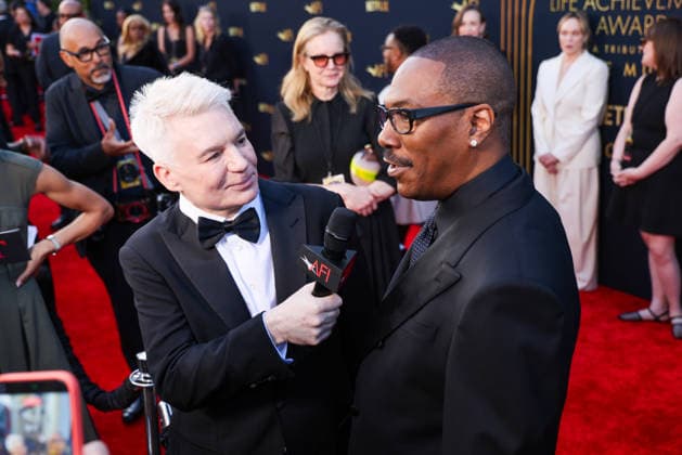 April 18, 2026, Hollywood, California, USA: American and Canadian Born Comic Actor MIKE MYERS (62), of Austin Powers fame, and friend EDDIE MURPHY (65) are on the Red Carpet together before Murphy receives the American Film InstituteÃ¢â‚¬â ¢s (AFI) Life Time Achievement Award on April 18, 2026 in Hollywood, California at the Dolby Theater, Los Angeles. Hollywood USA - ZUMAk144 20260418_znp_k144_045 Copyright: xAmyxKatzx