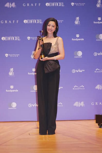 HONG KONG, CHINA - APRIL 19: Actress Michelle Wai Sze-Nga poses with trophy at backstage during the 44th Hong Kong Film Awards on April 19, 2026 in Hong Kong, China.  Copyright: xVCGx 111635896539