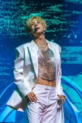 April 18, 2026, Indio, California, U.S: Singer TAEMIN (LEE TAE-MIN) during Coachella Valley Music and Arts Festival at Empire Polo Club in Indio, California Indio U.S  - ZUMAs135 20260418_zap_s135_262 Copyright: xDanielxDeSloverx