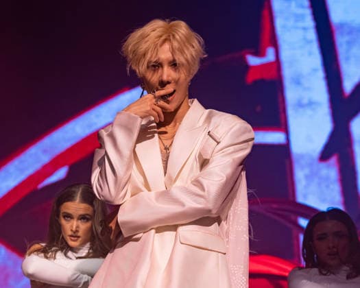 April 18, 2026, Indio, California, U.S: Singer TAEMIN (LEE TAE-MIN) during Coachella Valley Music and Arts Festival at Empire Polo Club in Indio, California Indio U.S  - ZUMAs135 20260418_zap_s135_260 Copyright: xDanielxDeSloverx