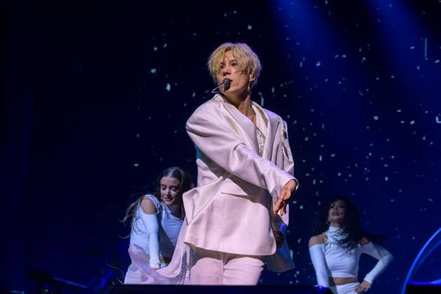 April 18, 2026, Indio, California, U.S: Singer TAEMIN (LEE TAE-MIN) during Coachella Valley Music and Arts Festival at Empire Polo Club in Indio, California Indio U.S  - ZUMAs135 20260418_zap_s135_265 Copyright: xDanielxDeSloverx