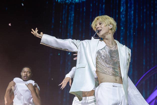 April 18, 2026, Indio, California, U.S: Singer TAEMIN (LEE TAE-MIN) during Coachella Valley Music and Arts Festival at Empire Polo Club in Indio, California Indio U.S  - ZUMAs135 20260418_zap_s135_268 Copyright: xDanielxDeSloverx