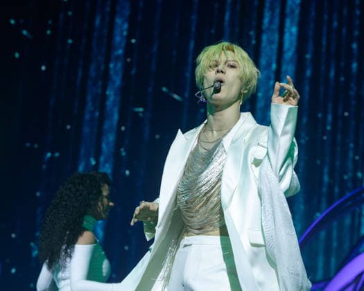 April 18, 2026, Indio, California, U.S: Singer TAEMIN (LEE TAE-MIN) during Coachella Valley Music and Arts Festival at Empire Polo Club in Indio, California Indio U.S  - ZUMAs135 20260418_zap_s135_270 Copyright: xDanielxDeSloverx