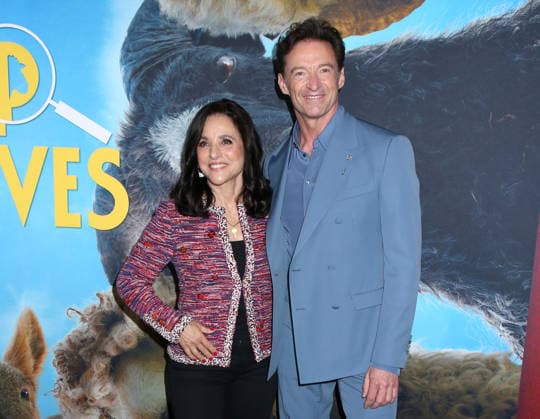 The Sheep Detectives New York Premiere Julia Louis-Dreyfus and Hugh Jackman attending The Sheep Detectives New York Premiere held at Jazz at Lincoln Center on April 19, 2026 in New York City, NY New York City Jazz at Lincoln Center NY USA Copyright: xStevenxBergman AFF-USA.COMx