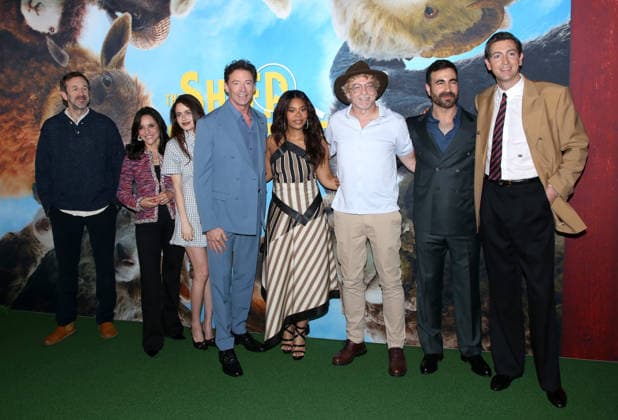 The Sheep Detectives New York Premiere Chris O Dowd, Julia Louis-Dreyfus, Molly Gordon, Hugh Jackman, Regina Hall, Rhys Darby, Brett Goldstein and Nicholas Braun attending The Sheep Detectives New York Premiere held at Jazz at Lincoln Center on April 19, 2026 in New York City, NY New York City Jazz at Lincoln Center NY USA Copyright: xStevenxBergman AFF-USA.COMx