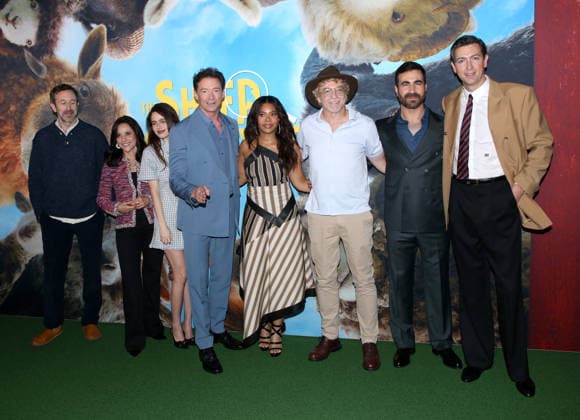 The Sheep Detectives New York Premiere Chris O Dowd, Julia Louis-Dreyfus, Molly Gordon, Hugh Jackman, Regina Hall, Rhys Darby, Brett Goldstein and Nicholas Braun attending The Sheep Detectives New York Premiere held at Jazz at Lincoln Center on April 19, 2026 in New York City, NY New York City Jazz at Lincoln Center NY USA Copyright: xStevenxBergman AFF-USA.COMx