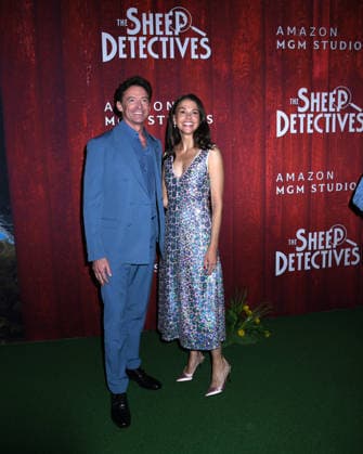 April 19, 2026, New York, Ny, United States: Hugh Jackman and Sutton Foster attend the New York Premiere of Amazon MGM Studios The Sheep Detectives . Held at Jazz at Lincoln Center in New York.. Zuma Press April 19, 2026. New York United States - ZUMAp281 20260419_zea_p281_041 Copyright: xPhotoxImagexPressx