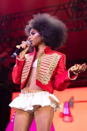 April 19, 2026, Indio, California, U.S: Singer FLOWEROVLOVE (JOYCE CISSE) during Coachella Valley Music and Arts Festival at Empire Polo Club in Indio, California Indio U.S  - ZUMAs135 20260419_zap_s135_013 Copyright: xDanielxDeSloverx