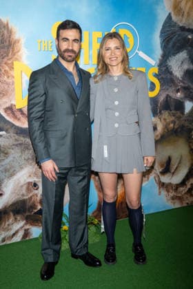 Amazon MGM Studios The Sheep Detectives Premiere in New York, USA - 19 Apr 2026 Brett Goldstein (L) attends The Sheep Detectives New York Premiere at Jazz at Lincoln Center. New York United States Copyright: xRonxAdarx xSOPAxImagesx _radar_sheep_20260419_00417