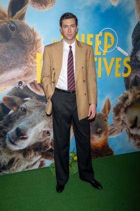 Amazon MGM Studios The Sheep Detectives Premiere in New York, USA - 19 Apr 2026 Nicholas Braun attends The Sheep Detectives New York Premiere at Jazz at Lincoln Center. New York United States Copyright: xRonxAdarx xSOPAxImagesx _radar_sheep_20260419_00448