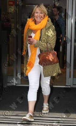 Fern Britton Fern Britton seen leaving Radio 2, London, United Kingdom WENN.com 21392223