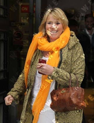 Fern Britton Fern Britton seen leaving Radio 2, London, United Kingdom WENN.com 21392224