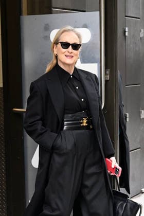 Meryl Streep spotted all smiles leaving GMA in NYC today Featuring: Meryl Streep Where: New York City, New York, United States When: 20 Apr 2026 Credit: Elder Ordonez INSTARimages EDITORIAL USE ONLY. NOT FOR USE BY NEWSPAPERS BASED IN THE UK. Copyright: xx instar55631066
