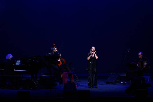 Dc Rome 20 04 2026 concert Ute Lemper photo Domenico Cippitelli Image Sport in the photo Ute Lemper