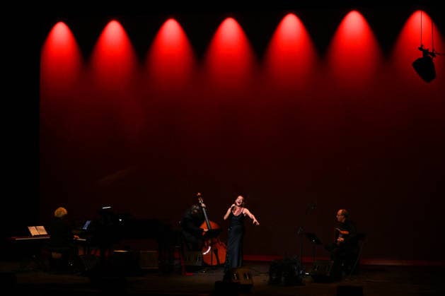 Dc Rome 20 04 2026 concert Ute Lemper photo Domenico Cippitelli Image Sport in the photo Ute Lemper