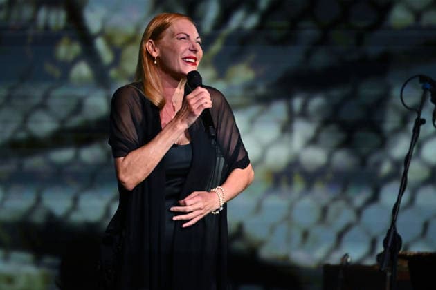 Dc Rome 20 04 2026 concert Ute Lemper photo Domenico Cippitelli Image Sport in the photo Ute Lemper