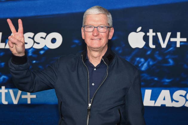 **FILE PHOTO** Tim Cook TO Step Down As Apple CEO. 07 March 2023 - Westwood, California - Tim Cook. Apple Original Series Ted Lasso Season 3 Premiere at the Regency Village Theater. Photo Copyright: xBillyxBennight AdMediax MediaPunchx