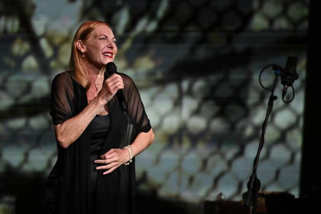 Music Concert - Ute Lemper - Paris Paris Ute Lemper during the Paris-Paris Tout, at the Auditorium Parco della Musica, on April 20, 2026 in Rome, Italy. Rome Auditorium Parco della Musica Italy Copyright: xDomenicoxCippitellix xLiveMediax LPM_2406820