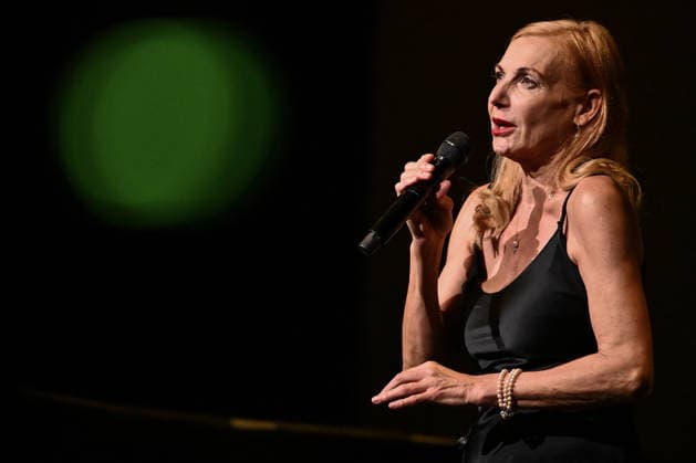 Music Concert - Ute Lemper - Paris Paris Ute Lemper during the Paris-Paris Tout, at the Auditorium Parco della Musica, on April 20, 2026 in Rome, Italy. Rome Auditorium Parco della Musica Italy Copyright: xDomenicoxCippitellix xLiveMediax LPM_2406837