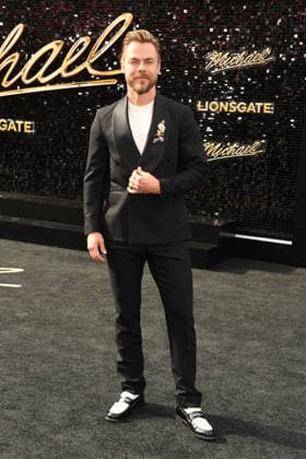 HOLLYWOOD, CA - APRIL 20: Derek Hough at the premiere of Michael on April 20, 2026 at TCL Chinese Theatre in Hollywood, California. Copyright: xJeffreyxMayer MediaPunchx
