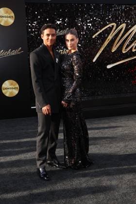 LOS ANGELES, CALIFORNIA - APRIL 20: Jaafar Jackson and Maddie Simpson at Lionsgate s Michael Los Angeles premiere at Dolby Theatre on April 20, 2026 in Los Angeles, California. Credit: USA - ZUMAa123 20260420_zaa_a123_033 Copyright: xAdMediax