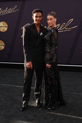 Premiere of Michael LOS ANGELES, CALIFORNIA - APRIL 20: Jaafar Jackson and Maddie Simpson at Lionsgate s Michael Los Angeles premiere at Dolby Theatre on April 20, 2026 in Los Angeles, California. Credit: AdMedia EDITORIAL USE ONLY  Copyright: xx AdMediax admphotostwo983598