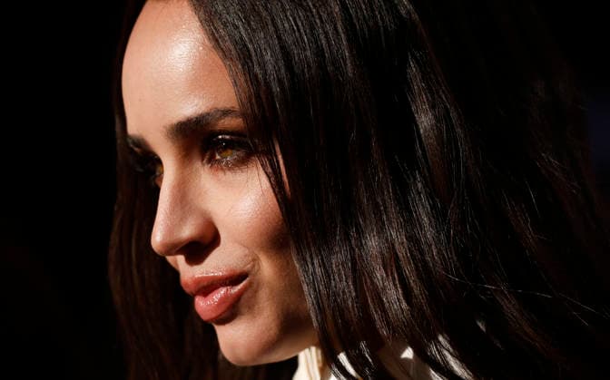Sofia Carson arrives on the red carpet for the 20th Century Studios The Devil Wears Prada 2 World Premiere at David Geffen Hall, Lincoln Center, on Monday, April 20, 2026 in New York City.  NYP20260420243 JOHNxANGELILLO