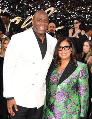 HOLLYWOOD, CA - APRIL 20: Magic Johnson and Cookie Johnson at the premiere of Michael on April 20, 2026 at TCL Chinese Theatre in Hollywood, California. Copyright: xJeffreyxMayer MediaPunchx