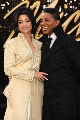 HOLLYWOOD, CA - APRIL 20: Maday Velazquez and Jermaine Jackson at the premiere of Michael on April 20, 2026 at TCL Chinese Theatre in Hollywood, California. Copyright: xJeffreyxMayer MediaPunchx