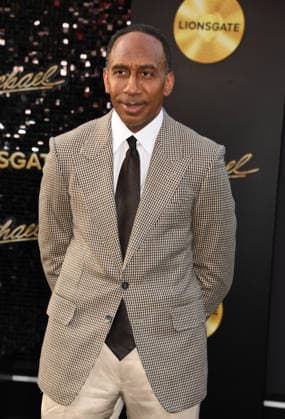 HOLLYWOOD, CA - APRIL 20: Stephen A. Smith at the premiere of Michael on April 20, 2026 at TCL Chinese Theatre in Hollywood, California. Copyright: xJeffreyxMayer MediaPunchx