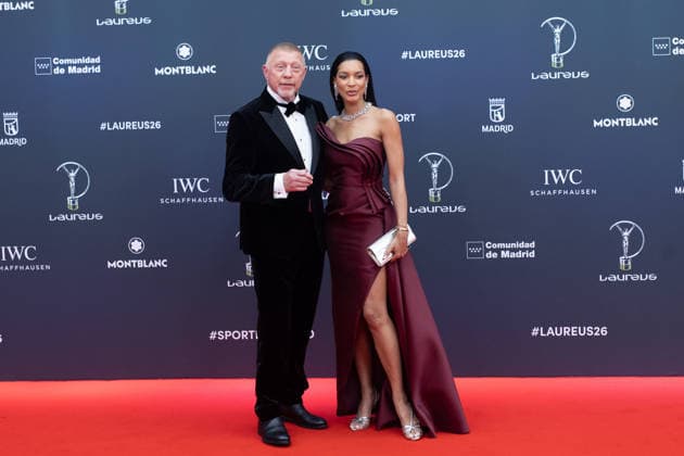 April 20, 2026, Madrid, Spain: Germany s former tennis player Boris Becker and his wife Lilian de Carvalho Monteiro attends the Laureus World Sports Awards Madrid 2026 Madrid Spain - ZUMAs197 20260420_aaa_s197_299 Copyright: xDavidxCanalesx