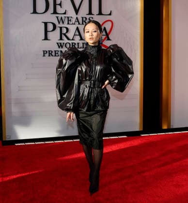 Rei Ami arrives on the red carpet for the 20th Century Studios The Devil Wears Prada 2 World Premiere at David Geffen Hall, Lincoln Center, on Monday, April 20, 2026 in New York City.  NYP20260420278 JOHNxANGELILLO