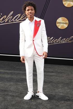 LOS ANGELES, CALIFORNIA - APRIL 20:Jaylen Lyndon Hunter at Lionsgate s Michael Los Angeles premiere at Dolby Theatre on April 20, 2026 in Los Angeles, California. Credit: USA  - ZUMAa123 20260420_zaa_a123_204 Copyright: xAdMediax