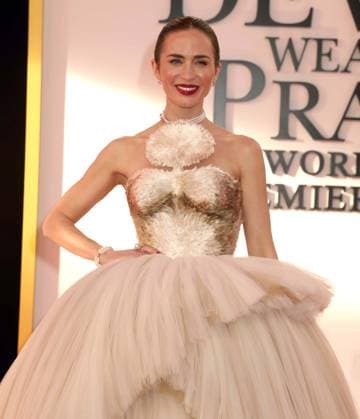 April 20, 2026, New York, New York, USA: Actor EMILY BLUNT seen at the World Premiere for The Devil Wears Prada 2 held at Lincoln Center. New York USA  - ZUMAk03_ 20260420_zaf_k03_139 Copyright: xNancyxKaszermanx