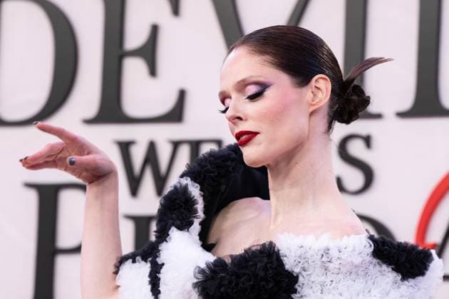 April 20, 2026, Bronx, New York, USA: Coco Rocha wearing dress by Christian Siriano attends world premiere of The Devil Wears Prada at Lincoln Center in New York, NY on April 20, 2026. Bronx USA  - ZUMAr339 20260420_znp_r339_005 Copyright: xLevxRadinx