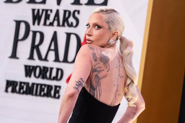 April 20, 2026, Bronx, New York, USA: Lady Gaga wearing dress by Yves Saint Laurent attends world premiere of The Devil Wears Prada at Lincoln Center in New York, NY on April 2026. Bronx USA - ZUMAr339 20260420_znp_r339_102 Copyright: xLevxRadinx